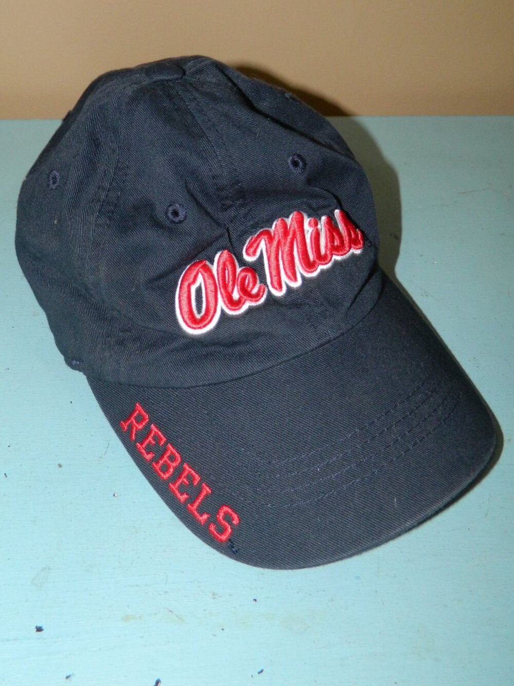 Ole Miss Rebels Russell Cap Embroidered Baseball Hat Trucker